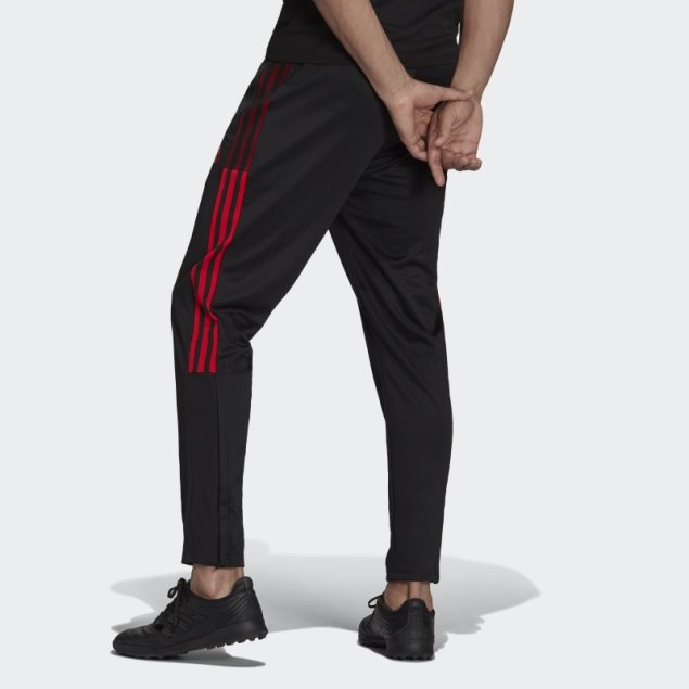 Pantalones De Chándal Adidas Tiro Con Estilo Rojo