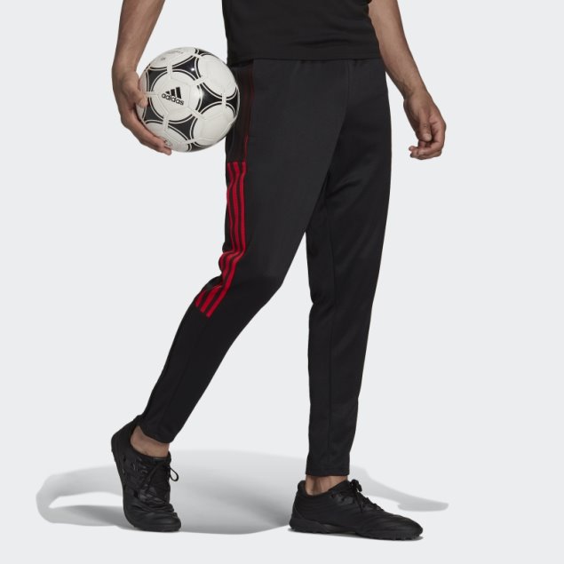Pantalones De Chándal Adidas Tiro Con Estilo Rojo