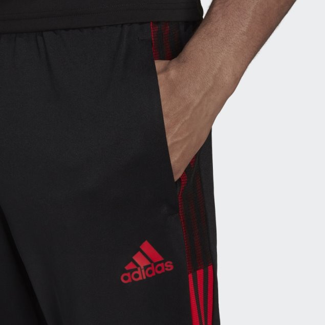 Pantalones De Chándal Adidas Tiro Con Estilo Rojo