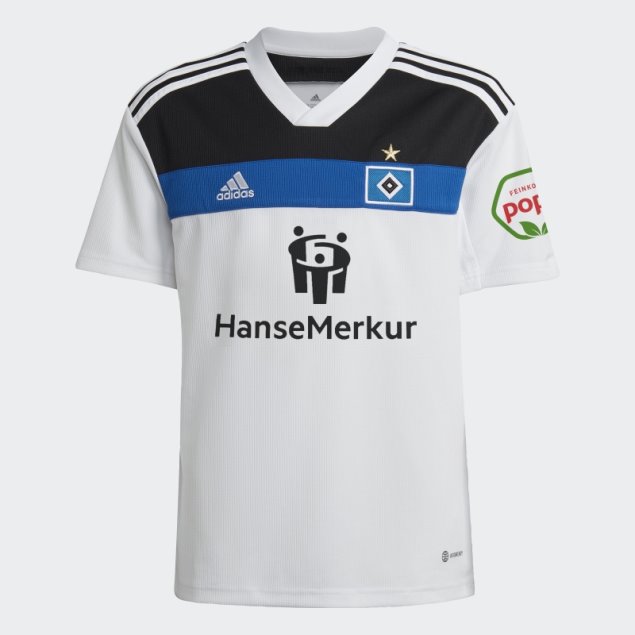 Camiseta Adidas Hamburger Sv 22/23 Primera Equipación Blanca