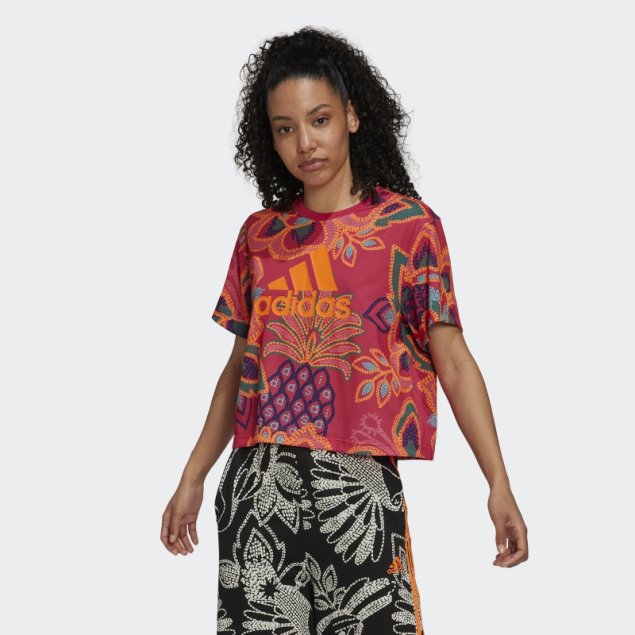 Camiseta Adidas Farm Rio Graphic Berry