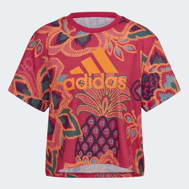 Camiseta Adidas Farm Rio Graphic Berry