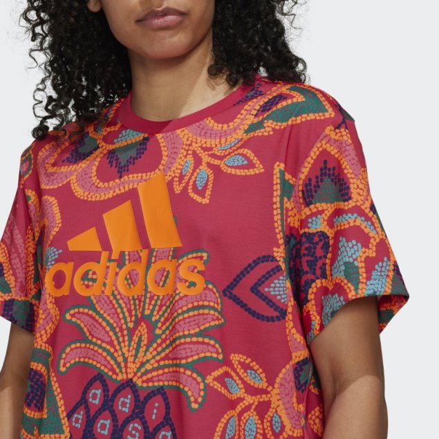 Camiseta Adidas Farm Rio Graphic Berry