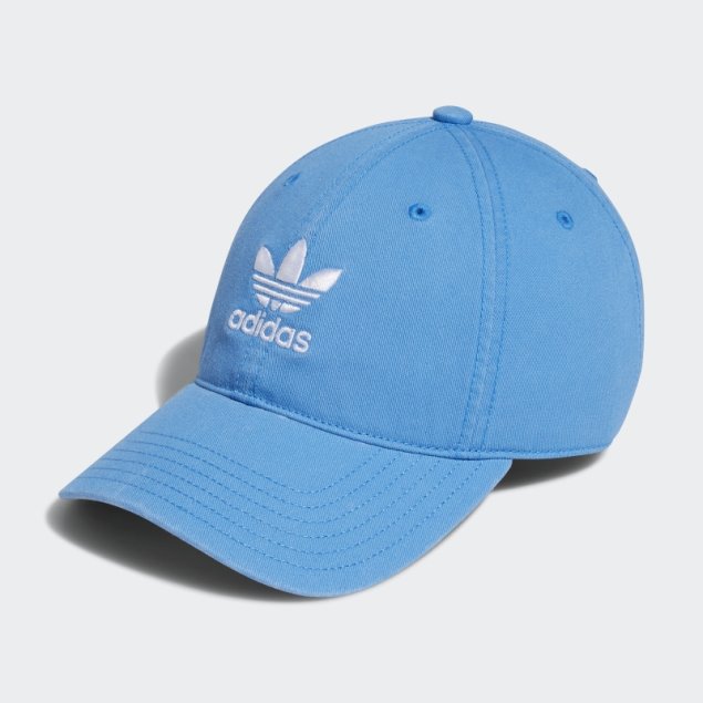 Adidas Gorra Azul Holgada Con Tira Trasera