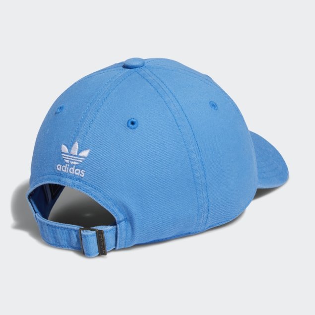 Adidas Gorra Azul Holgada Con Tira Trasera