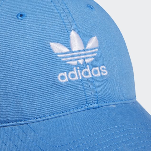 Adidas Gorra Azul Holgada Con Tira Trasera
