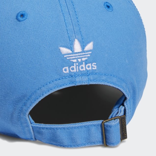 Adidas Gorra Azul Holgada Con Tira Trasera