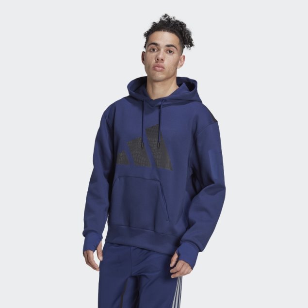 Lo Mejor De Adidas Sudadera Con Capucha De Entrenamiento Cielo Nocturno Caliente