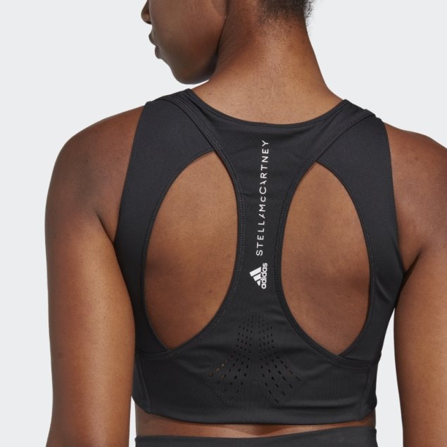 Adidas By Stella Mccartney Camiseta Corta De Entrenamiento Truepurpose Moda Negro