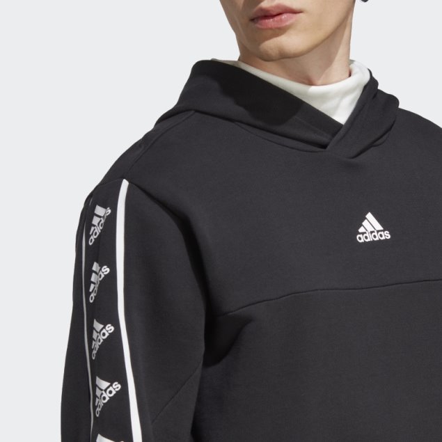 Sudadera Con Capucha Negra Adidas Brandlove