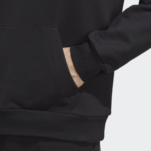 Sudadera Con Capucha Negra Adidas Brandlove