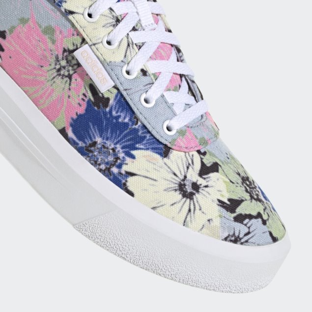 Zapatillas Cln Blancas Con Plataforma