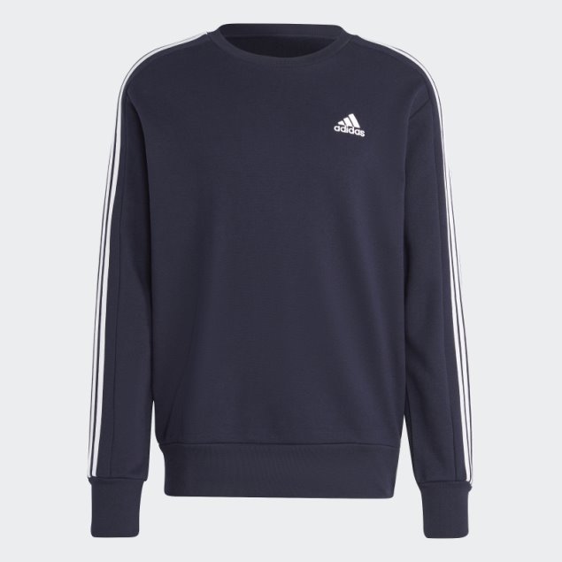 Sudadera Essentials French Terry 3 Rayas Tinta Adidas