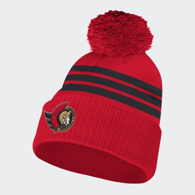 Gorro Con Pompón Y Puños De Los Senadores Multicolor Adidas