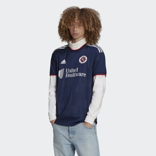 Camiseta Adidas Night Indigo New Inglaterra Revolution 22/23 Primera Equipacion Autentica