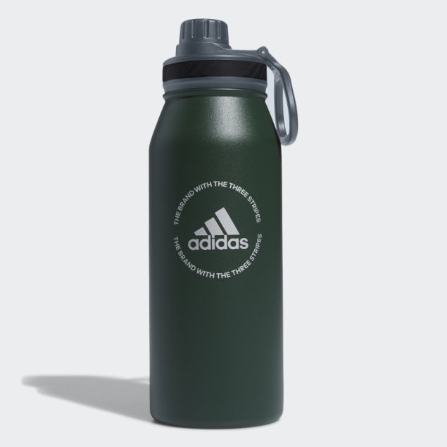 Bidón Acero Metal 1l Verde Oxido Adidas