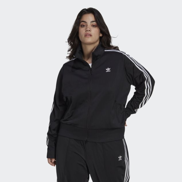 Chaqueta Deportiva Negra Adidas Adicolor Classics Firebird (talla Grande)