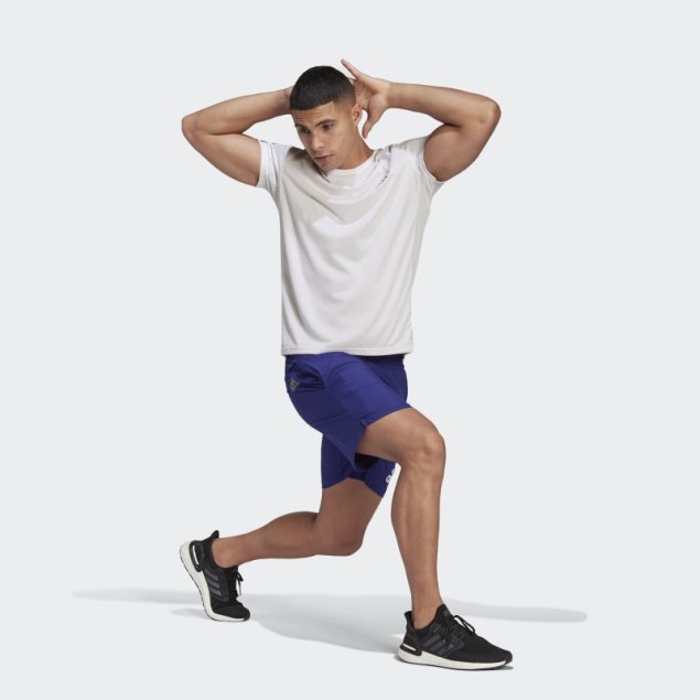 Pantalones Cortos Adidas Run-it índigo