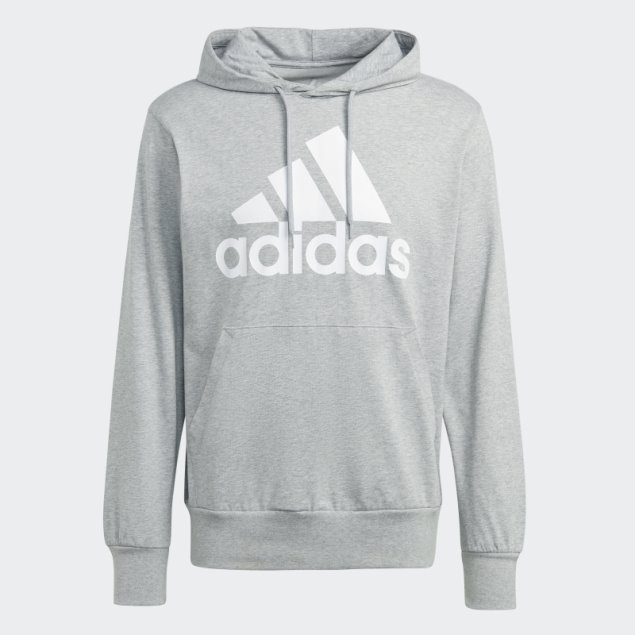 Sudadera Adidas Con Logo Essentials Gris Medio