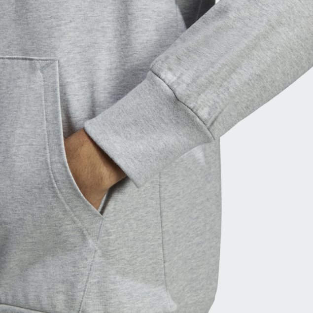 Sudadera Adidas Con Logo Essentials Gris Medio