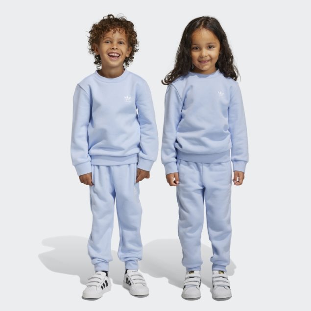 Conjunto De Equipo Adicolor Adidas Azul Amanecer