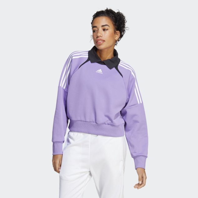 Sudadera Adidas Track Violeta