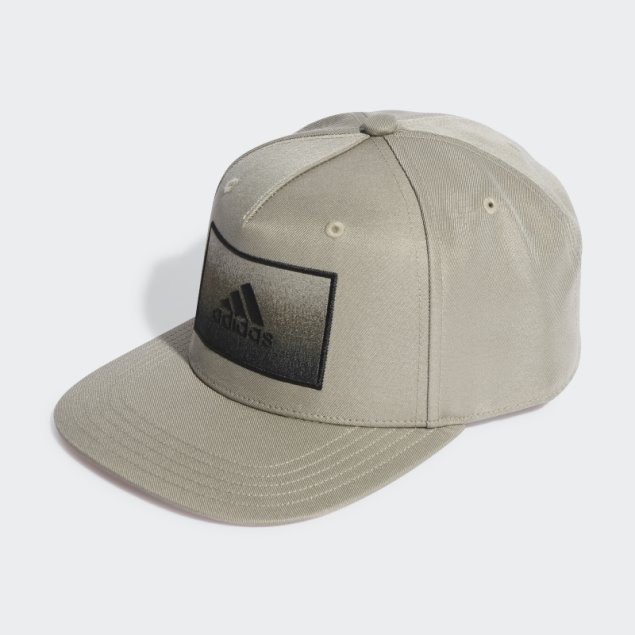 Gorra Plateada Con Logo Adidas Snapback