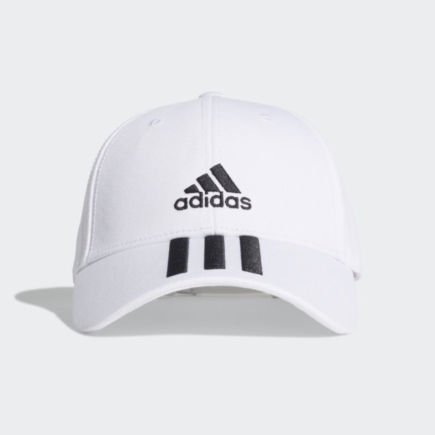 Gorra Adidas Baseball 3-stripes Twill Blanco Elegante