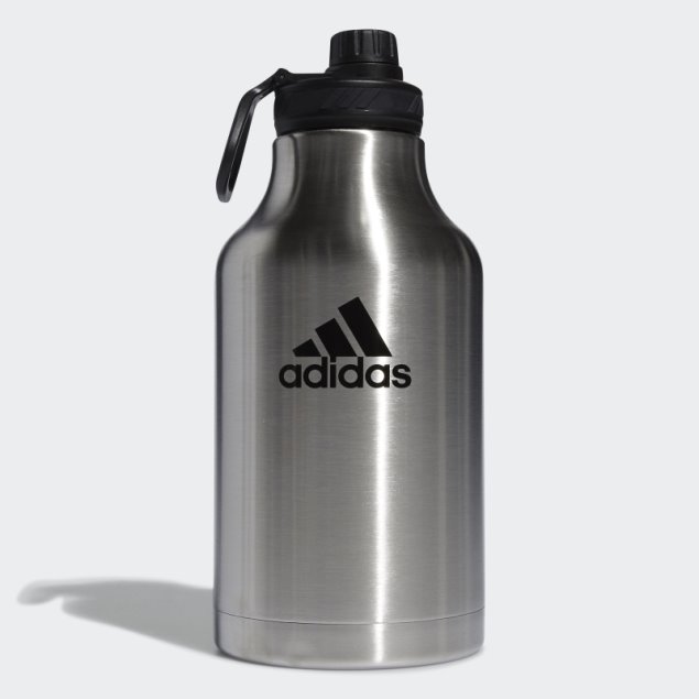 Adidas Botella Metálica De Acero Transparente 2l
