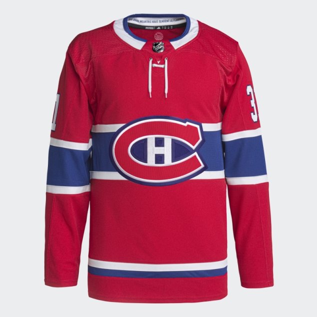 Camiseta Aeroready De Hockey Sobre Hielo De La Nhl Adidas Canadiens Roja