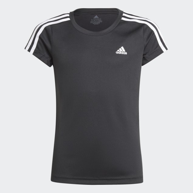 Camiseta Adidas 3 Rayas Negra