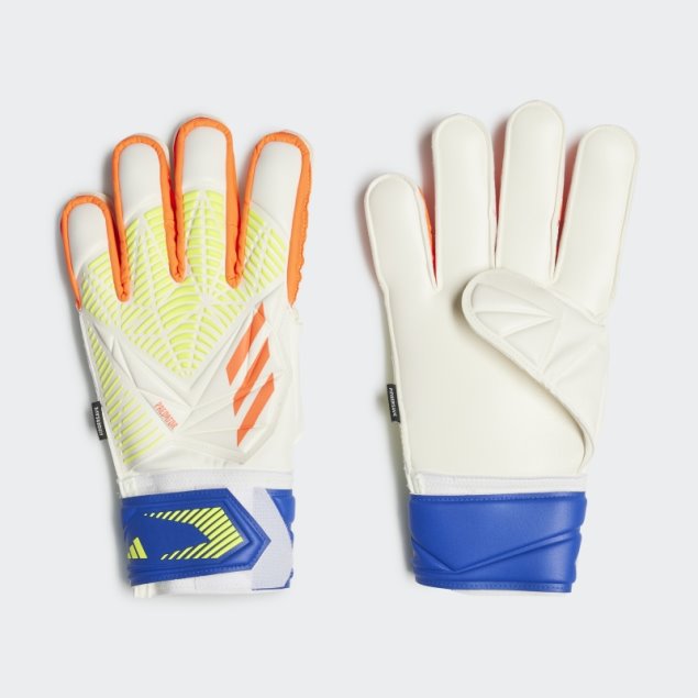 Predator Edge Fingersave Match Guantes Blanco Adidas