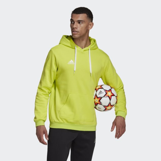 Elegante Adidas Entrada 22 Sudadera Con Capucha Sol Amarillo