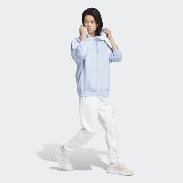 Sudadera Con Capucha Adicolor Classics Cut Line Adidas Azul Amanecer