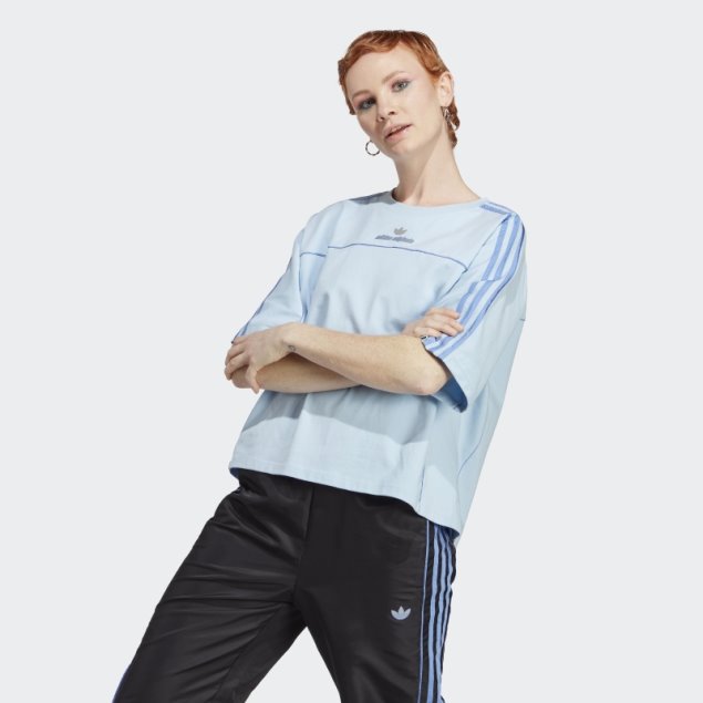 Camiseta De Corte De Línea De Archivo Adidas Sky