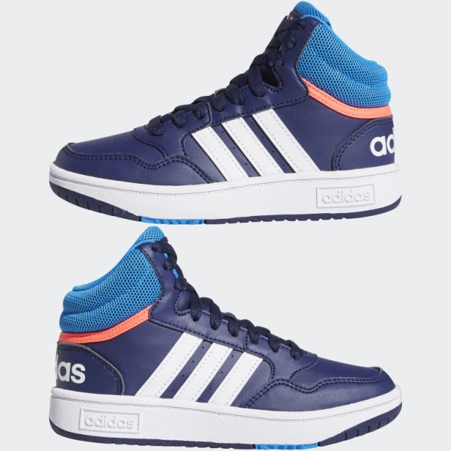 Zapatillas Adidas Hoops Mid Azul Oscuro