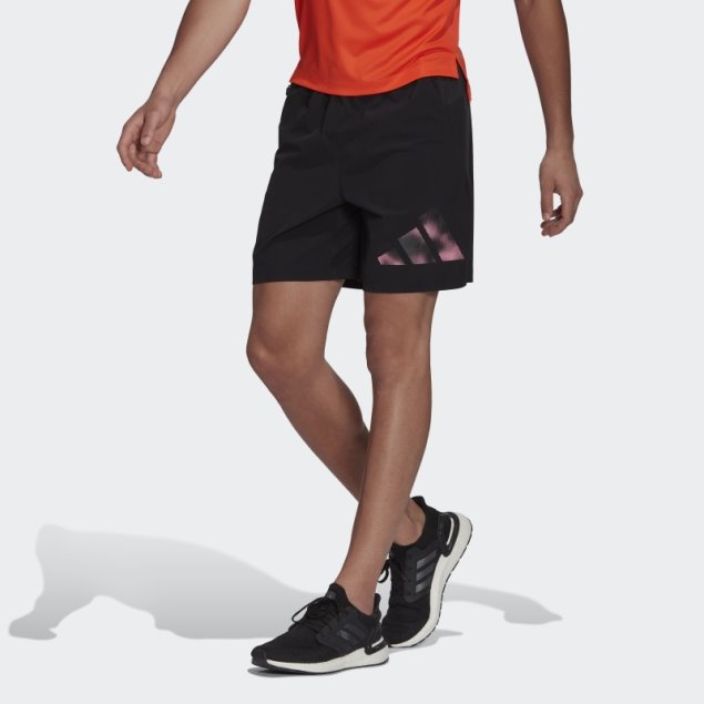 Shorts De Entrenamiento Negros Con Gráficos De Iconos De Tren Adidas