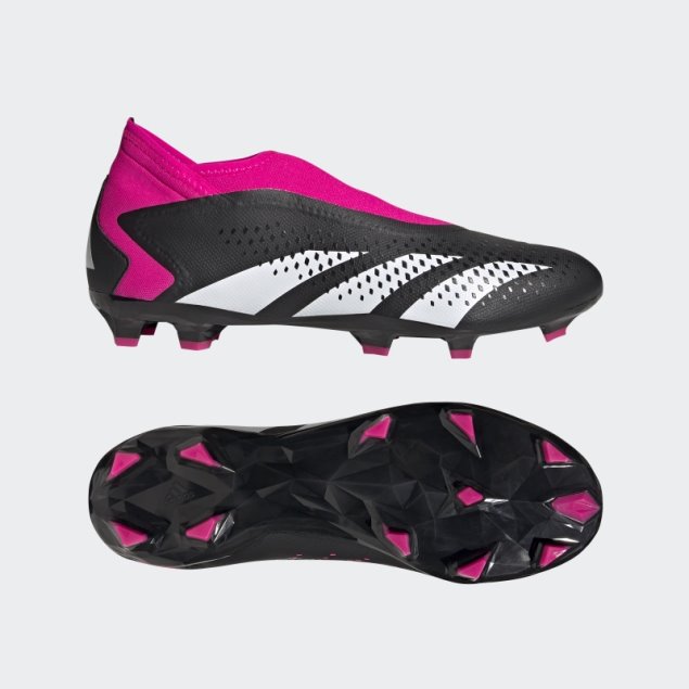 Adidas Predator Precision.3 Tacos De Fútbol Para Terreno Firme Sin Cordones Negro Adidas