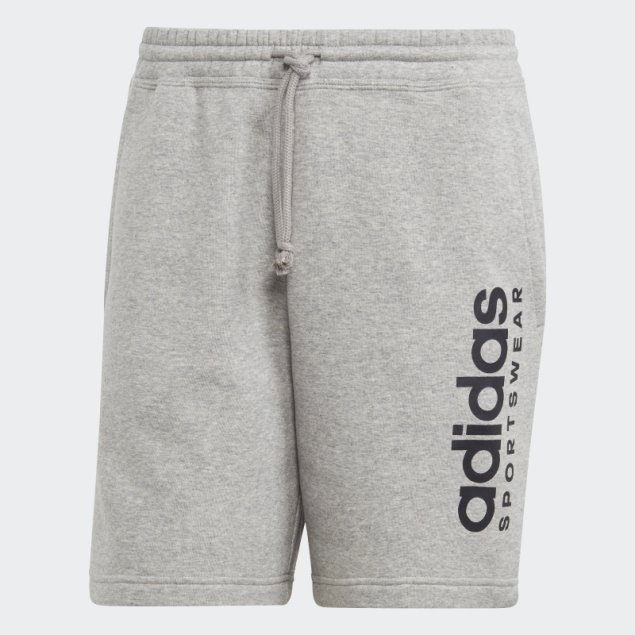 Adidas Shorts Grises Medianos All Szn De Forro Polar
