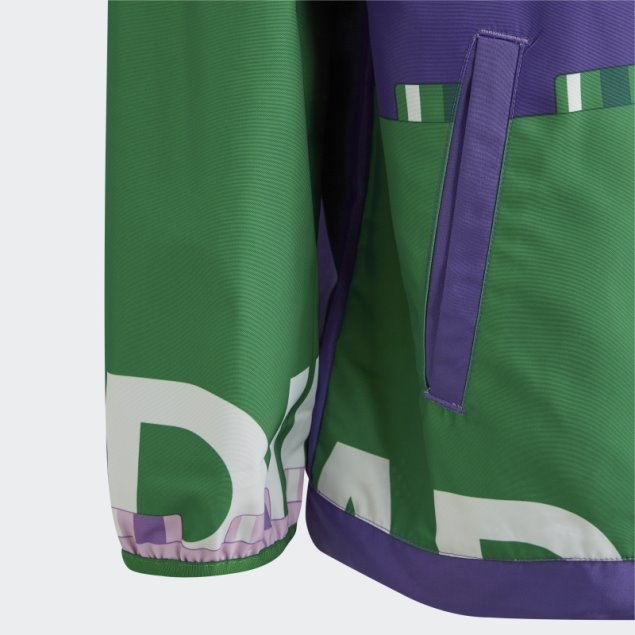 Adidas X Classic Lego Rompevientos Con Media Cremallera Violeta Afilado Moda