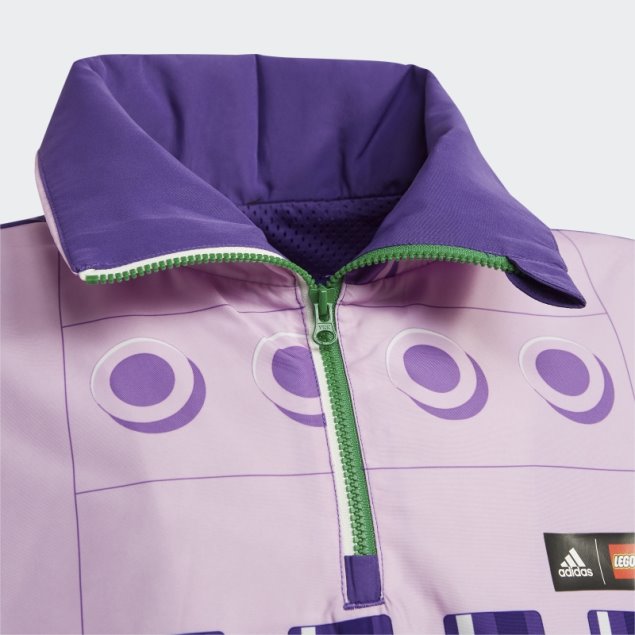 Adidas X Classic Lego Rompevientos Con Media Cremallera Violeta Afilado Moda
