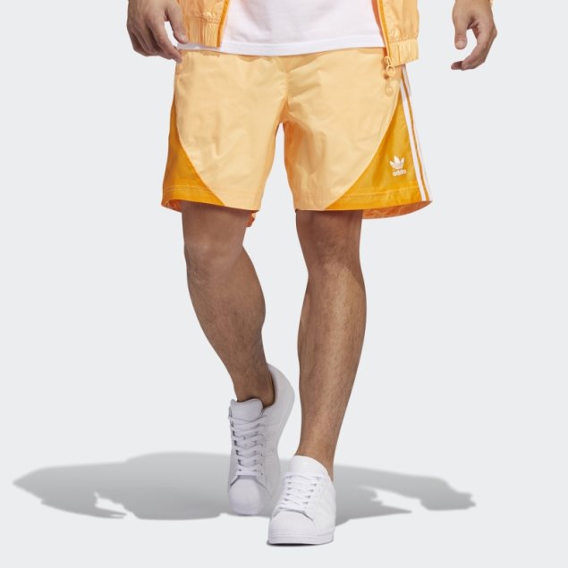 Pantalones Cortos De Verano Adidas Sst Naranja ácido