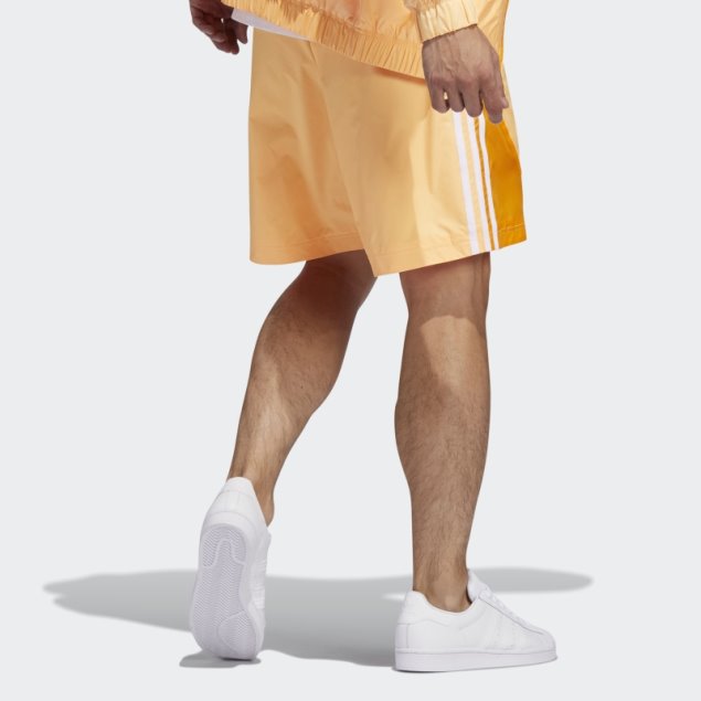 Pantalones Cortos De Verano Adidas Sst Naranja ácido