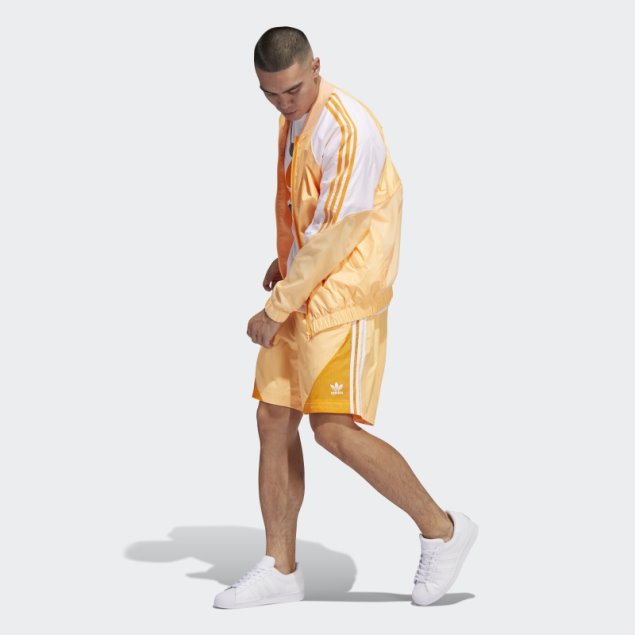 Pantalones Cortos De Verano Adidas Sst Naranja ácido