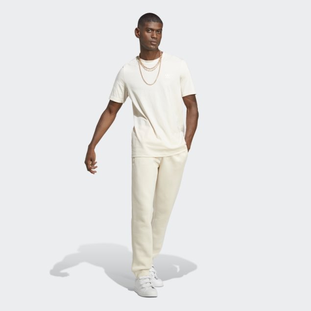 Pantalon Adidas Trefoil Essentials Blanco