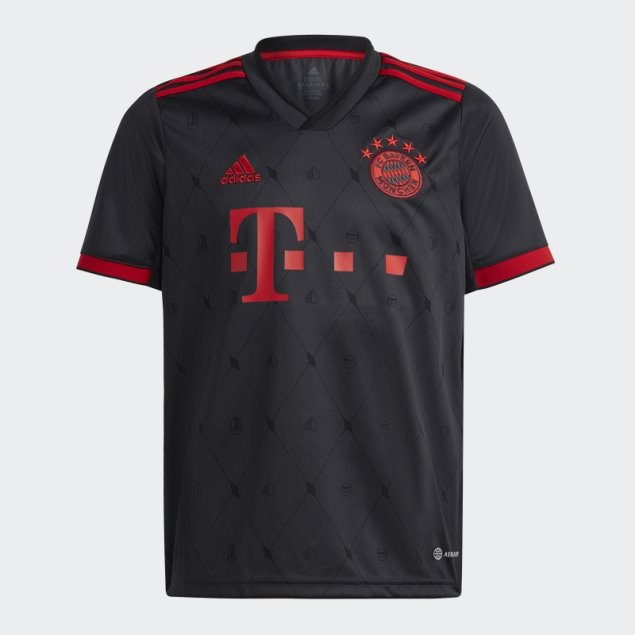 Camiseta Adidas Fc Bayern 22/23 Tercera Equipación Gris Noche Elegante