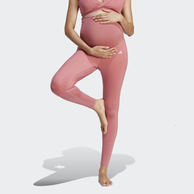 Polainas Yoga 7/8 (maternidad) Rosa Adidas Fashion