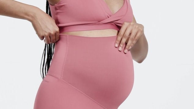 Polainas Yoga 7/8 (maternidad) Rosa Adidas