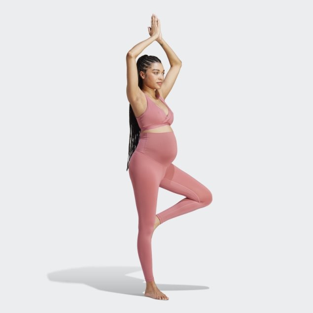 Polainas Yoga 7/8 (maternidad) Rosa Adidas