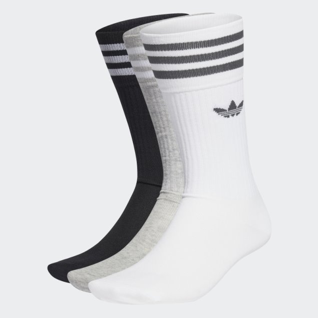 Calcetines De Tripulación 3 Pares Adidas Blanco